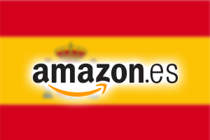 Amazon España - Bandera española con logo de Amazon