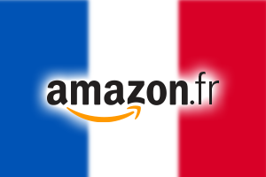 Amazon France - Drapeau français avec logo Amazon