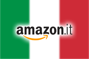 Amazon Italia - Bandiera Italiana con logo Amazon