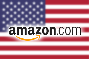 Amazon USA - American Flag with Amazon logo